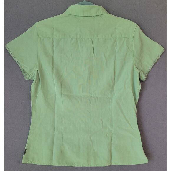 The North Face Women’s Hiking Shirt Green M – Vented, Side Zip – EUC - Picture 2 of 10